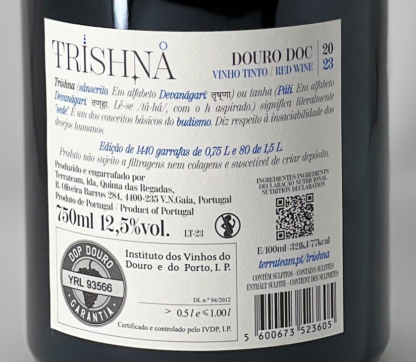 Contra-rótulo Trishna 2023